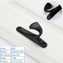 Load image into Gallery viewer, Doorknob Solid Modern Simple Furniture Hardware Accessories Drawer Cabinet Door Handle American Black Cabinet Wardrobe Single Hole Knobs