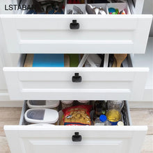 Load image into Gallery viewer, Doorknob Solid Modern Simple Furniture Hardware Accessories Drawer Cabinet Door Handle American Black Cabinet Wardrobe Single Hole Knobs
