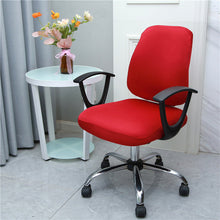 Load image into Gallery viewer, Solid Office Computer Chair Cover Spandex Split Seat Cover Universal Office Anti-dust Armchair Cover