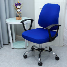 Load image into Gallery viewer, Solid Office Computer Chair Cover Spandex Split Seat Cover Universal Office Anti-dust Armchair Cover