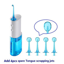 Load image into Gallery viewer, Portable Oral Irrigator USB Rechargeable Dental Water Flosser Stable Water Flow Waterproof Bathroom Teeth Cleaner
