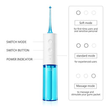 Load image into Gallery viewer, Portable Oral Irrigator USB Rechargeable Dental Water Flosser Stable Water Flow Waterproof Bathroom Teeth Cleaner
