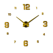 Load image into Gallery viewer, Wall Clock special acrylic mirror europe quartz watch still life clocks living room clocks home decoration stickers