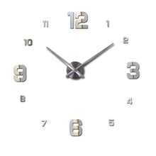Load image into Gallery viewer, Wall Clock special acrylic mirror europe quartz watch still life clocks living room clocks home decoration stickers