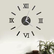 Load image into Gallery viewer, Wall Clock Mirror s Acrylic Mirror Stickers Acrylic Decoration Living Room Home Self Adhesive Number Mute Hanging Watch