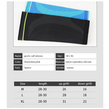 Load image into Gallery viewer, Sports Running Legwarmers Leg Compression Socks Calf Sleeves Cycling Leg Warmers Men Women Leg Sleeves Help Shin Splints
