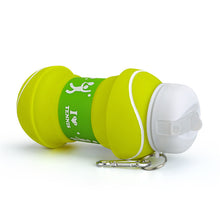 Load image into Gallery viewer, Sports Fold Water Bottle Football Basketball Tennis Leakproof Portable Silica gel Kettle Travel Office School Kids Water Bottle