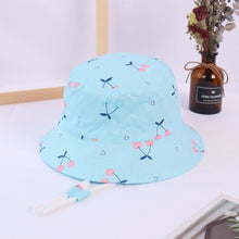 Load image into Gallery viewer, Spring Autumn Thin Cartoon Dinosaur Print Baby Bucket Hat Cotton Fisherman Hats Kids Summer Toddler Boys Girls Panama Sun Cap