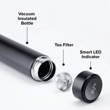 Load image into Gallery viewer, Stainless Steel Smart Water Bottle, Leak Proof, Double Walled, Keep Drink Hot & Cold, LCD Temperature Display