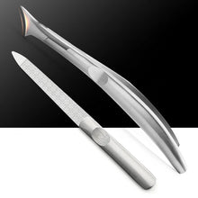 Load image into Gallery viewer, Stainless steel nail clippers trimmer Ingrown pedicure care professional Cutter nipper tools for feet toenail paronychia improve