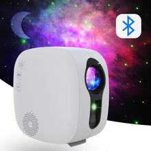 Load image into Gallery viewer, Laser Galaxy Starry Sky Projector Rotating Water Waving Night Light Led Colorful Nebula Cloud Lamp Atmospher Bedroom Beside Lamp