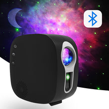 Load image into Gallery viewer, Laser Galaxy Starry Sky Projector Rotating Water Waving Night Light Led Colorful Nebula Cloud Lamp Atmospher Bedroom Beside Lamp