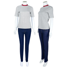 Load image into Gallery viewer, Stranger Things Season 4 Cosplay Costumes Max Mayfield Mike Eleven Lucas Hell Fire Club Uniform Blue Sweater Jeans Plaid Shirt