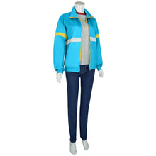 Load image into Gallery viewer, Stranger Things Season 4 Cosplay Costumes Max Mayfield Mike Eleven Lucas Hell Fire Club Uniform Blue Sweater Jeans Plaid Shirt