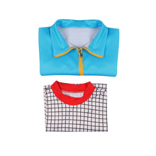 Load image into Gallery viewer, Stranger Things Season 4 Cosplay Costumes Max Mayfield Mike Eleven Lucas Hell Fire Club Uniform Blue Sweater Jeans Plaid Shirt