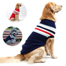 Load image into Gallery viewer, Stripe Big Dog Winter Warm Pet Clothes for Small Large Dog Chihuahua Golden Retriever Coat Puppy Suit Dogs Pets Clothing