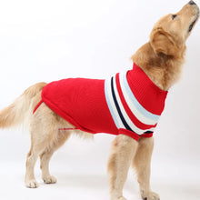 Load image into Gallery viewer, Stripe Big Dog Winter Warm Pet Clothes for Small Large Dog Chihuahua Golden Retriever Coat Puppy Suit Dogs Pets Clothing