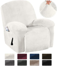Load image into Gallery viewer, Velvet Recliner Chair Cover Protector Elastic All-inclusive Massage Sofa Couch Cover Wingback Armchair Sofa