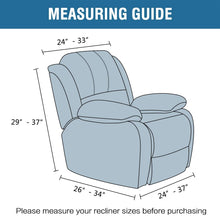 Load image into Gallery viewer, Velvet Recliner Chair Cover Protector Elastic All-inclusive Massage Sofa Couch Cover Wingback Armchair Sofa