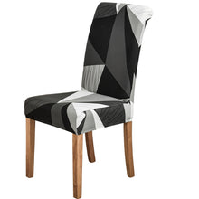 Load image into Gallery viewer, String printed stretch chair cover for dining room office banquet chair protector elastic material armchair cover