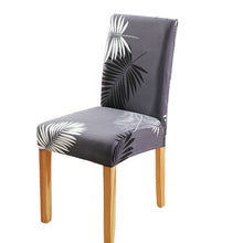 Load image into Gallery viewer, String printed stretch chair cover for dining room office banquet chair protector elastic material armchair cover