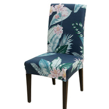 Load image into Gallery viewer, String printed stretch chair cover for dining room office banquet chair protector elastic material armchair cover