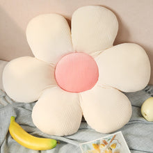 Load image into Gallery viewer, Stuffed Six Petal Flower Cushion Girly Room Decor Sunflower Pillow Bay Window Pink Flower Setting for Kids Bedroom Seat Pillow