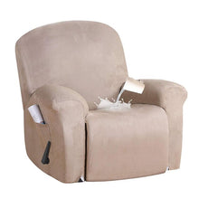 Load image into Gallery viewer, Suede Recliner Sofa Cover All-inclusive Massage Deck Lazy Boy Chair Covers Lounge Single Seat Couch Slipcover Armchair Cover