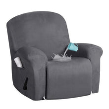 Load image into Gallery viewer, Suede Recliner Sofa Cover All-inclusive Massage Deck Lazy Boy Chair Covers Lounge Single Seat Couch Slipcover Armchair Cover