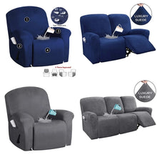 Load image into Gallery viewer, Suede Recliner Sofa Cover All-inclusive Massage Deck Lazy Boy Chair Covers Lounge Single Seat Couch Slipcover Armchair Cover