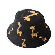 Load image into Gallery viewer, Summer 1-4Y Baby Sun Hat Baby Sun Hats Anti-UV Giraffe Pattern Summer Boys Girls Kids Children Sun Fisherman Hats