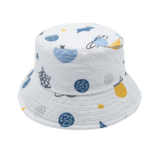 Load image into Gallery viewer, Summer Baby Hats Children Bucket Hats Baby Boys Girls Summer Sun Protection Sunscreen Cap Hat Fisherman's Hat Beach Cap Gorra
