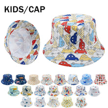 Load image into Gallery viewer, Summer Baby Hats Children Bucket Hats Baby Boys Girls Summer Sun Protection Sunscreen Cap Hat Fisherman's Hat Beach Cap Gorra