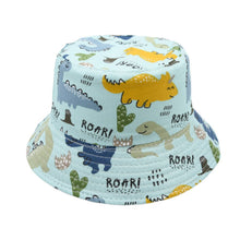 Load image into Gallery viewer, Summer Baby Hats Children Bucket Hats Baby Boys Girls Summer Sun Protection Sunscreen Cap Hat Fisherman's Hat Beach Cap Gorra