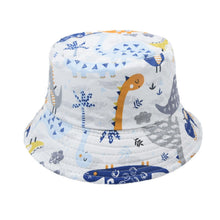 Load image into Gallery viewer, Summer Baby Hats Children Bucket Hats Baby Boys Girls Summer Sun Protection Sunscreen Cap Hat Fisherman's Hat Beach Cap Gorra