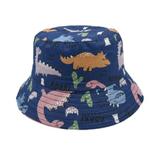 Load image into Gallery viewer, Summer Baby Hats Children Bucket Hats Baby Boys Girls Summer Sun Protection Sunscreen Cap Hat Fisherman's Hat Beach Cap Gorra