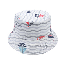 Load image into Gallery viewer, Summer Baby Hats Children Bucket Hats Baby Boys Girls Summer Sun Protection Sunscreen Cap Hat Fisherman's Hat Beach Cap Gorra