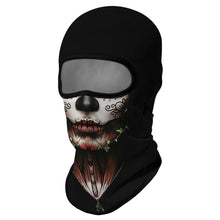 Load image into Gallery viewer, Summer Balaclava Motorcycle Full Face Shield Outdoor Protective Bandana Scarf Army Cover Joker Breathable Neck Gaiter Venom Mask