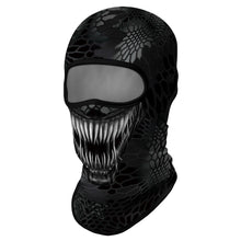 Load image into Gallery viewer, Summer Balaclava Motorcycle Full Face Shield Outdoor Protective Bandana Scarf Army Cover Joker Breathable Neck Gaiter Venom Mask