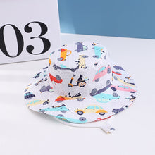 Load image into Gallery viewer, Summer Kids Boy Cartoon Printing Cotton Fisherman Hat Baby Sun Caps For Girl Children Bonnet