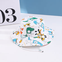 Load image into Gallery viewer, Summer Kids Boy Cartoon Printing Cotton Fisherman Hat Baby Sun Caps For Girl Children Bonnet
