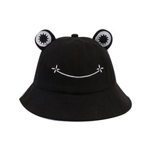 Load image into Gallery viewer, Summer Sunscreen Fisherman Cap Beach Caps Outdoor Fishing Hunting Sunhat Headwear Foldable Cotton Cute Frog Bucket Hat