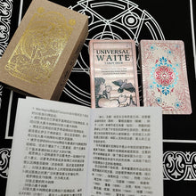 Load image into Gallery viewer, Super Excellent Skeleton Pattern Deluxe Gold Foil Tarot Waterproof PVC Cards Deck Mystery Board Game For Halloween Gift
