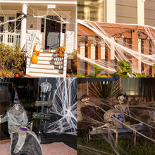 Load image into Gallery viewer, Super Stretchy Cobweb Artificial Spider Web Halloween Decoration Scary Party Scene Props Indoor Outdoor Home Decor Accessories