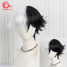 Load image into Gallery viewer, THE IDOLM CINDERELLA GIRLS Yumemi Riamu Cosplay Wig Women Short Straight Synthetic Anime Game Cos Wig Pink Gradient Green