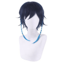 Load image into Gallery viewer, THE IDOLM CINDERELLA GIRLS Yumemi Riamu Cosplay Wig Women Short Straight Synthetic Anime Game Cos Wig Pink Gradient Green