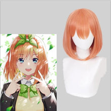 Load image into Gallery viewer, THE IDOLM CINDERELLA GIRLS Yumemi Riamu Cosplay Wig Women Short Straight Synthetic Anime Game Cos Wig Pink Gradient Green