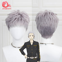 Load image into Gallery viewer, THE IDOLM CINDERELLA GIRLS Yumemi Riamu Cosplay Wig Women Short Straight Synthetic Anime Game Cos Wig Pink Gradient Green