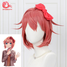 Load image into Gallery viewer, THE IDOLM CINDERELLA GIRLS Yumemi Riamu Cosplay Wig Women Short Straight Synthetic Anime Game Cos Wig Pink Gradient Green