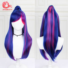 Load image into Gallery viewer, THE IDOLM CINDERELLA GIRLS Yumemi Riamu Cosplay Wig Women Short Straight Synthetic Anime Game Cos Wig Pink Gradient Green